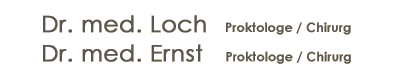Dr. med. Horst Loch, Dr. med. Fedor Ernst, Chirurg, Enddarmerkrankungen, Dickdarm, Venenerkrankungen, Venelaser, Berlin, Wilmersdorf, Fasanenstr. 60, Proktologisches Zentrum Berlin, Venen, Durchfall, Bl�hungen, Juckreiz, Knoten, H�morrhoiden, Analfissur, Analabsze�